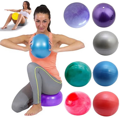 New 25Cm Yoga Ball Exercise Gymnastic Fitness Pilates Ball Balance Exercise Gym Fitness Yoga Core Ball Indoor Training Yoga Ball