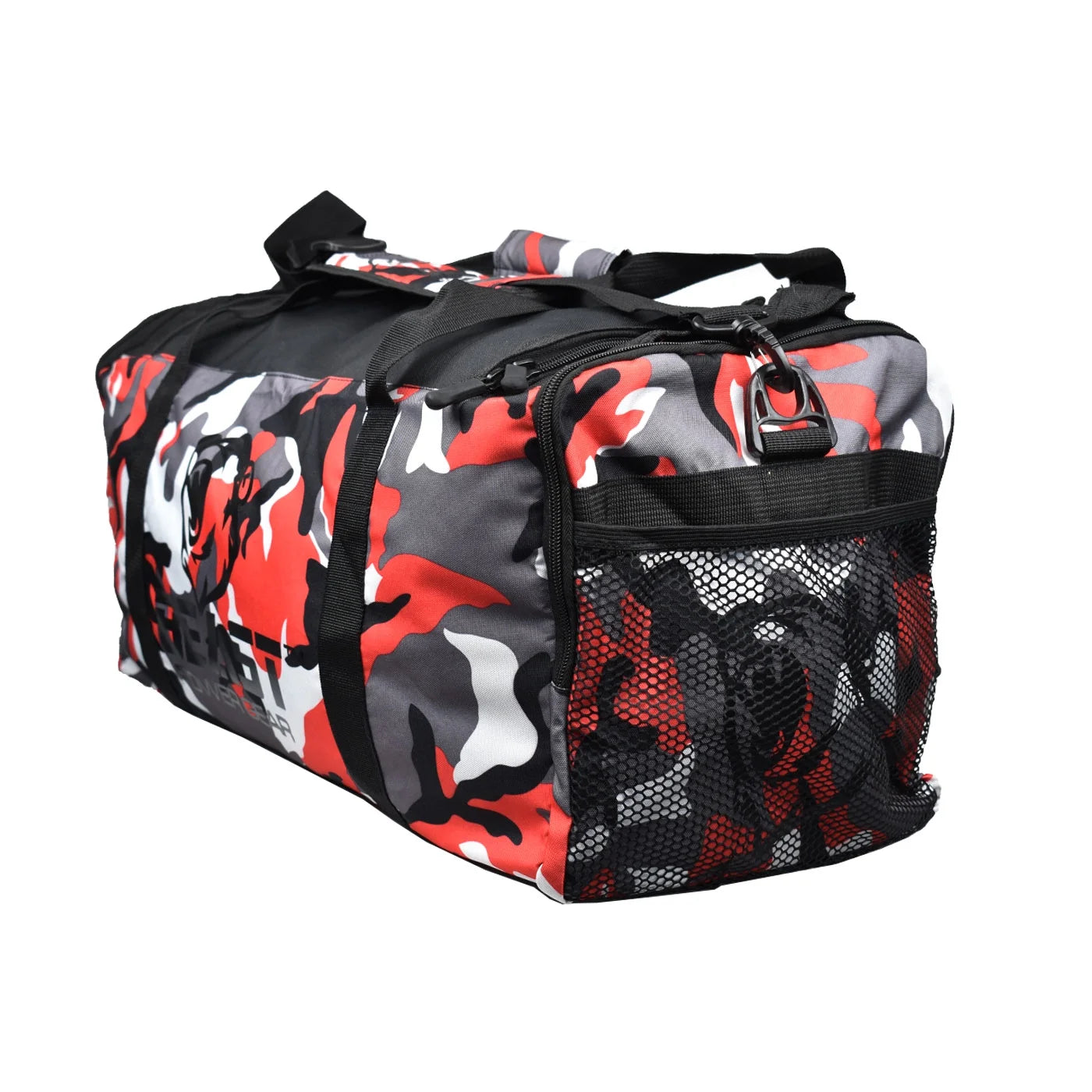 Gym Duffle Bag- Workout, Boxing, MMA, Sports Bag with Shoes Compartment and Adjustable Shoulder Strap for Men and Women.