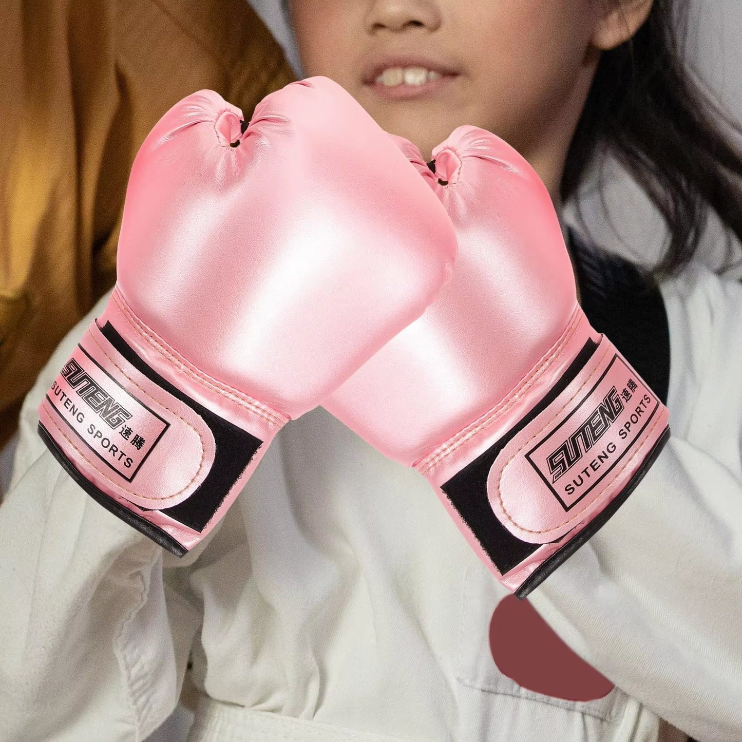 Pink Gloves Children'S Boxing Supply Sparring for Training Portable Kickboxing Sandbag Punching Kids