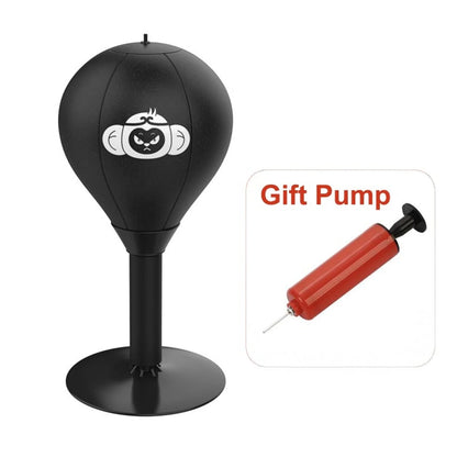 Sports Desktop Punching Bag,Boxing Bag for Adults, Punching Bag with Suction Cup, for Office Table and Counters, Kids Adult Stress Relief Venting Boxing